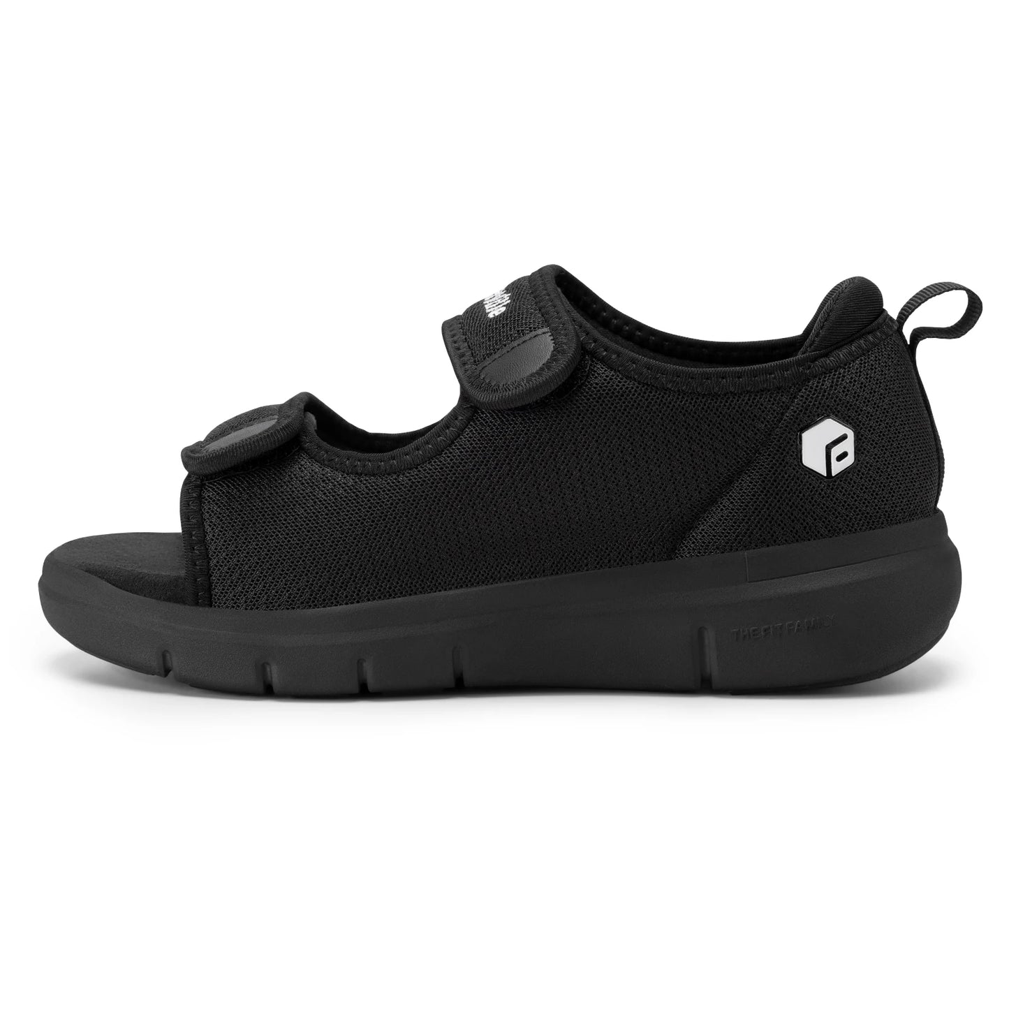 Fitville Men‘s Sandals Wide Diabetic Shoes for Men Beathable Beach Sandal with Arch Support Feet Pain Relief Plantar Adjustable
