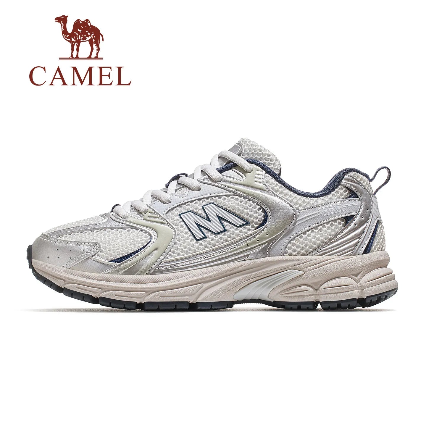 Golden Camel Men's All-Terrain Running Shoes – Cushioned, Breathable, Jogging & Trekking Sneakers