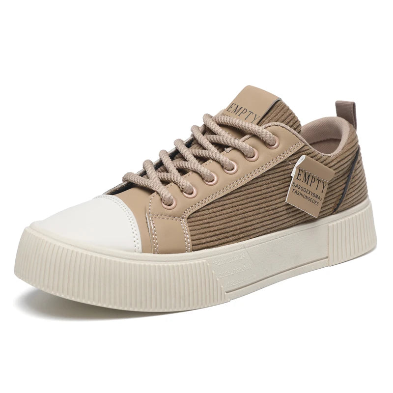 Men's Big Size Comfort Platform Suede Casual Walking Shoes – Breathable, Anti-Slip, All-Season