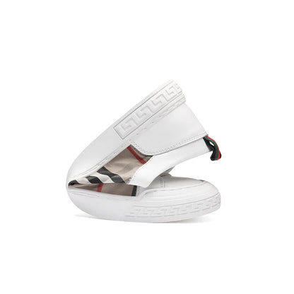 Men's Retro Skateboarding Loafers – Split Leather, Lace-Up, Low-Top Skate Shoes