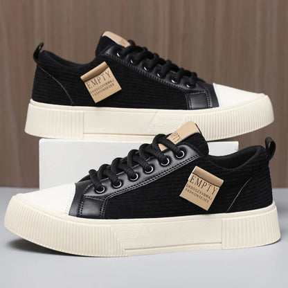Men's Big Size Comfort Platform Suede Casual Walking Shoes – Breathable, Anti-Slip, All-Season
