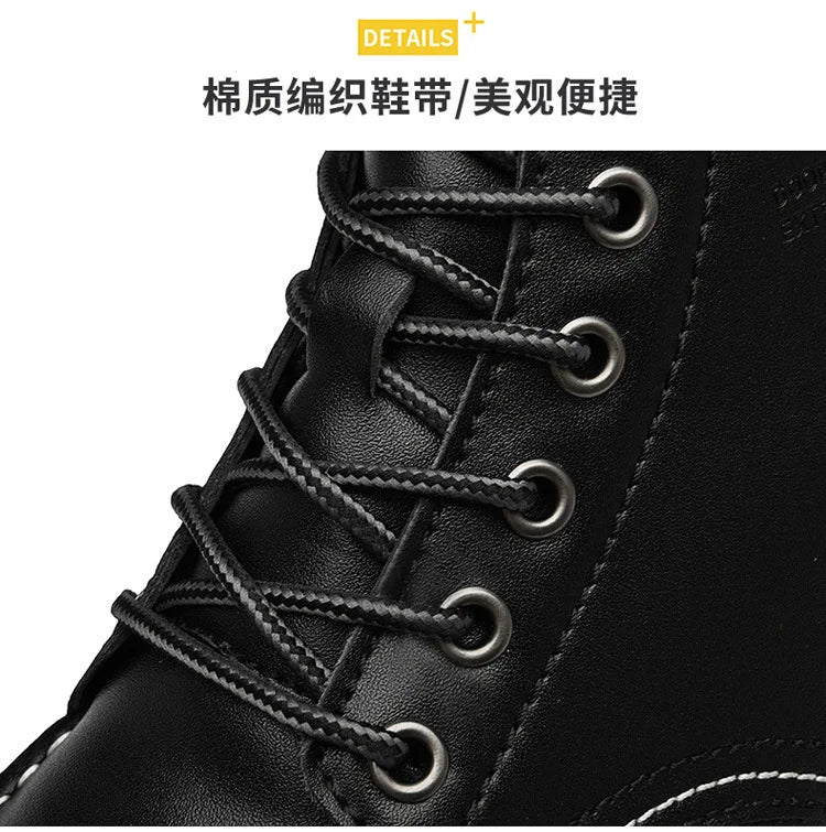 Men's Elevator Hidden Heel Boots – Height Increasing 6CM 8CM 10CM, Microfiber Leather, Warm Lining