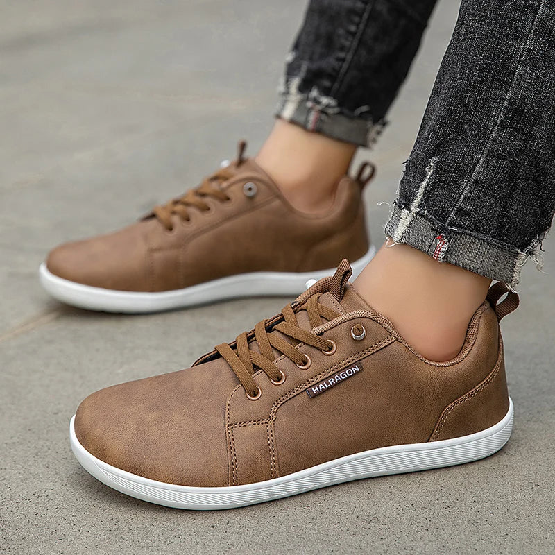 Unisex Wide Toe Barefoot Breathable Mesh Sneakers – Zero Drop Sole, Soft Flat Casual Shoes