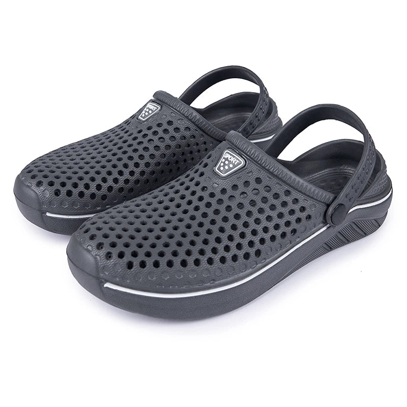 Men's EVA Clog Slippers – Lightweight Beach Garden Shoes, Slip-On Outdoor Sandals