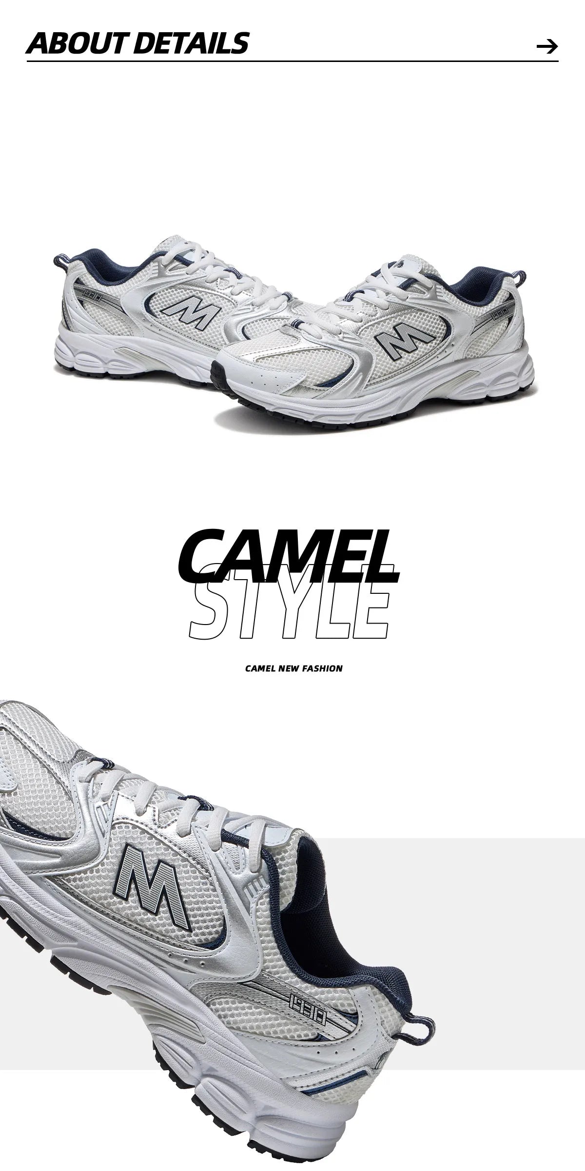 Golden Camel Men Runing Shoes All-terrain Outdoor Comfortable Cushioning Jogging Trekking Casual Sneakers Fashion Versatile
