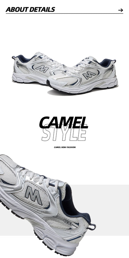 Golden Camel Men's All-Terrain Running Shoes – Cushioned, Breathable, Jogging & Trekking Sneakers