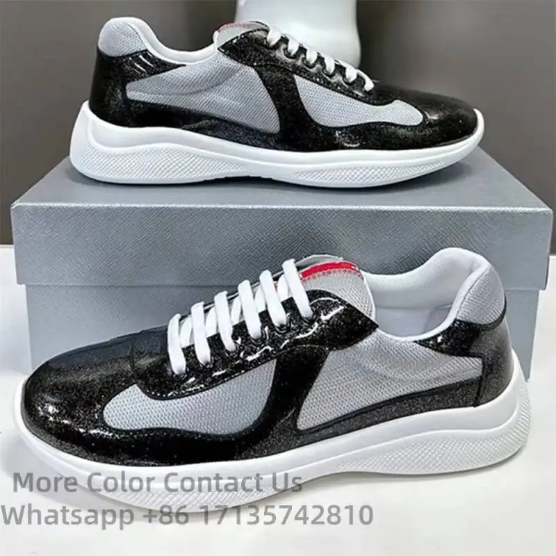 2026 Designer Men Sneakers Mens Trainers Chaussure Running Black Cups Luxury Sports Casual Outdoor Women Sneaker Shoes 49