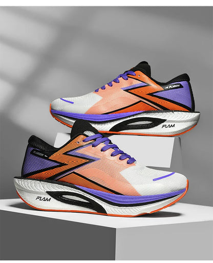 Carbon Board Marathon Running Sneakers – Breathable, Lightweight, Non-Slip Sports Shoes
