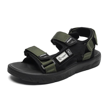 Men's Trendy Sports Beach Sandals – Wear-Resistant, Rivet Detail, Casual Summer Shoes