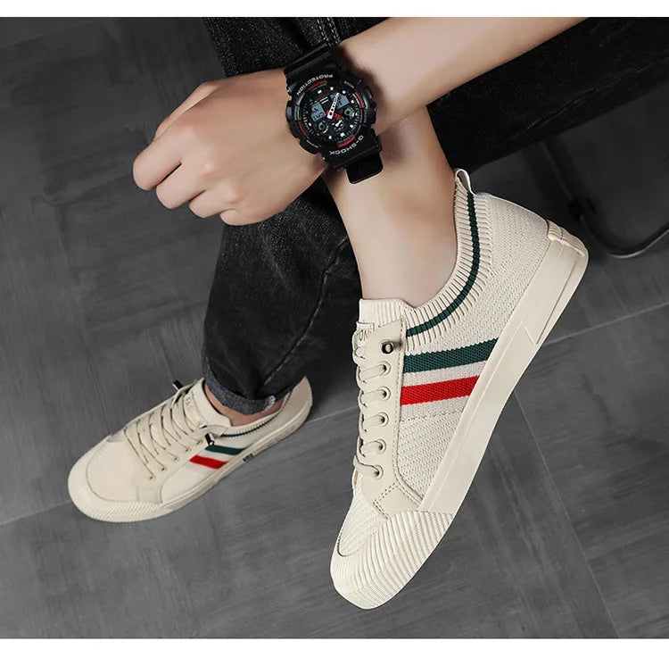 Men Casual new canvas Sneakers Men Fashion Light Mesh Breath sports shoes Outdoor Walking Loafers Male Flats Zapatos Hombres