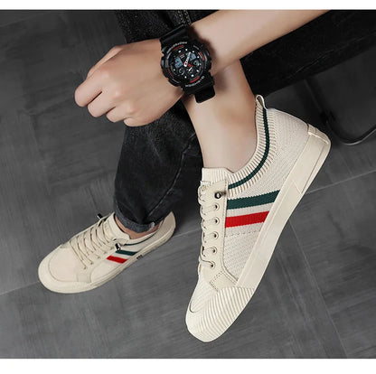 Men Casual new canvas Sneakers Men Fashion Light Mesh Breath sports shoes Outdoor Walking Loafers Male Flats Zapatos Hombres