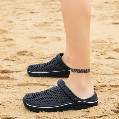 Men's EVA Clog Slippers – Lightweight Beach Garden Shoes, Slip-On Outdoor Sandals