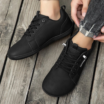 Unisex Wide Toe Barefoot Breathable Mesh Sneakers – Zero Drop Sole, Soft Flat Casual Shoes