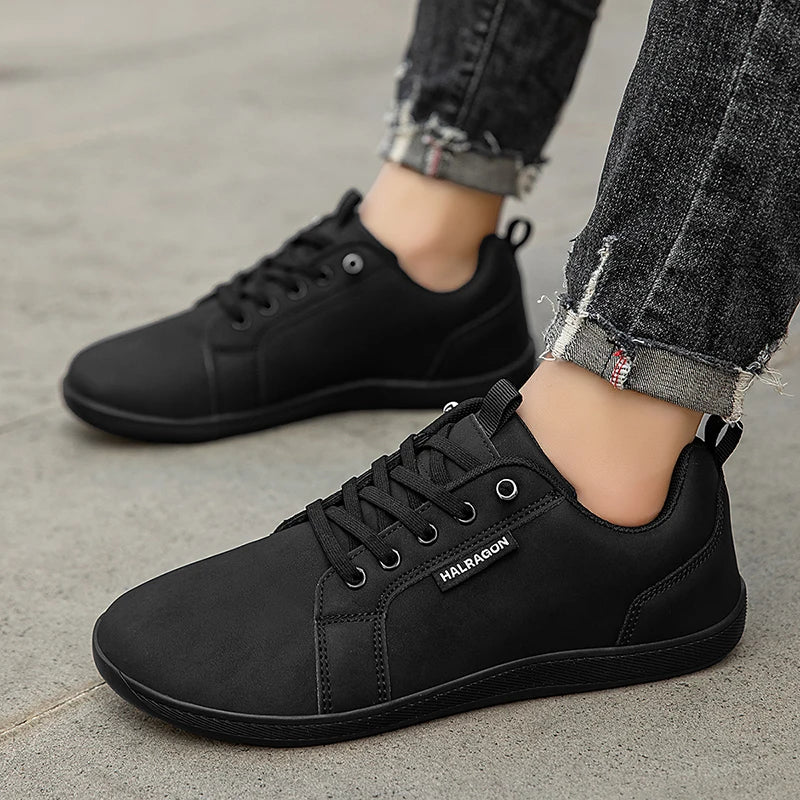 Unisex Wide Toe Barefoot Breathable Mesh Sneakers – Zero Drop Sole, Soft Flat Casual Shoes