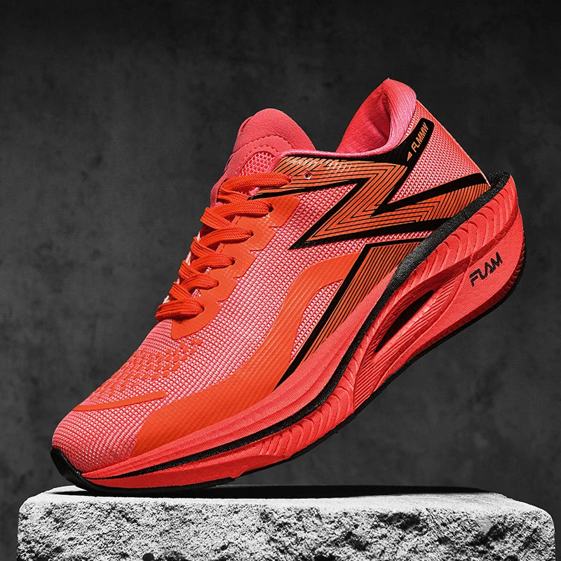 Carbon Board Marathon Running Sneakers – Breathable, Lightweight, Non-Slip Sports Shoes