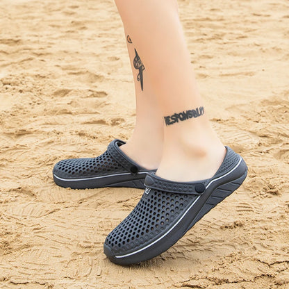 Men's EVA Clog Slippers – Lightweight Beach Garden Shoes, Slip-On Outdoor Sandals