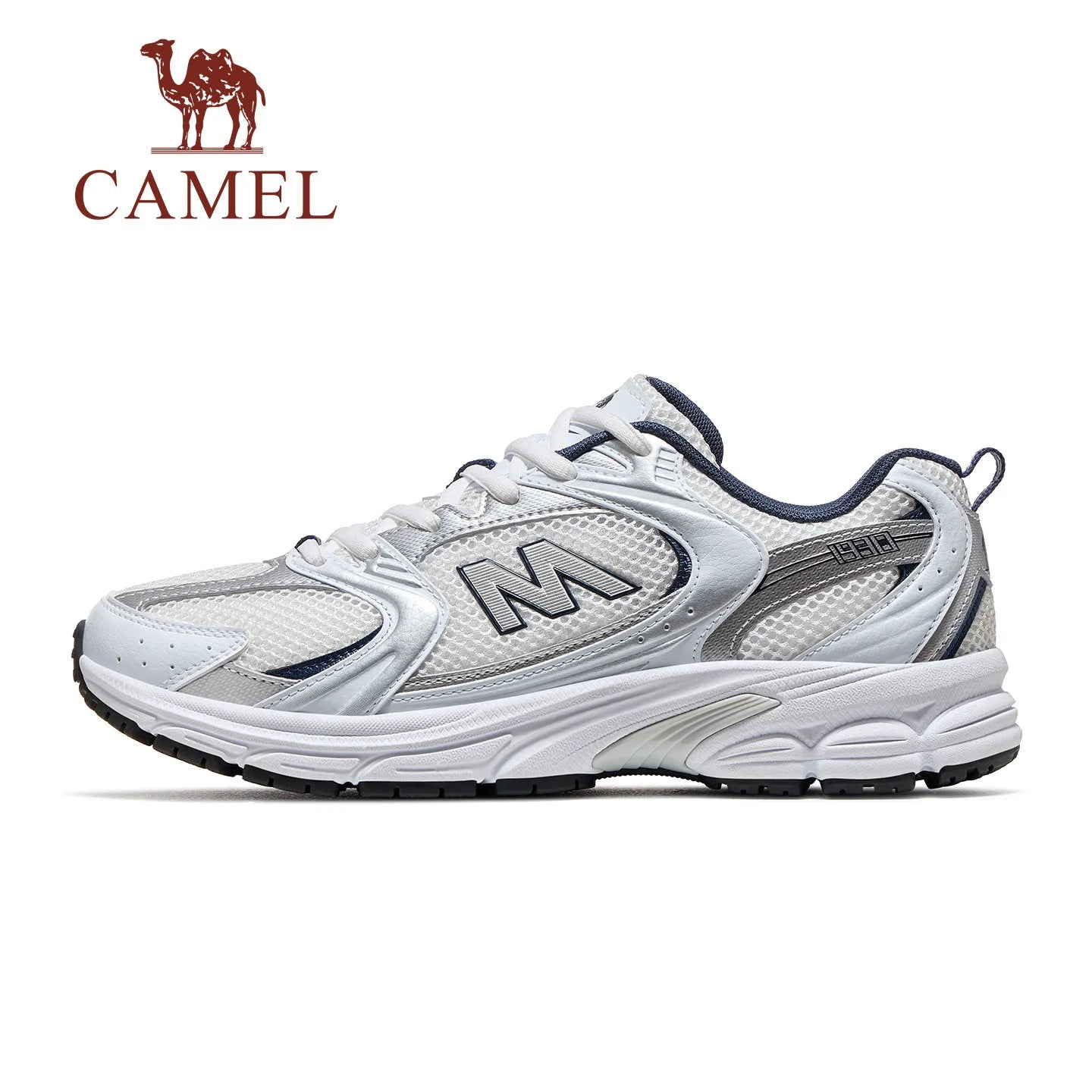 Golden Camel Men's All-Terrain Running Shoes – Cushioned, Breathable, Jogging & Trekking Sneakers