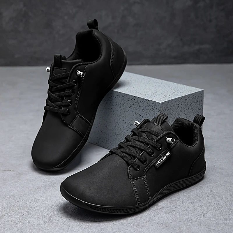Unisex Wide Toe Barefoot Breathable Mesh Sneakers – Zero Drop Sole, Soft Flat Casual Shoes