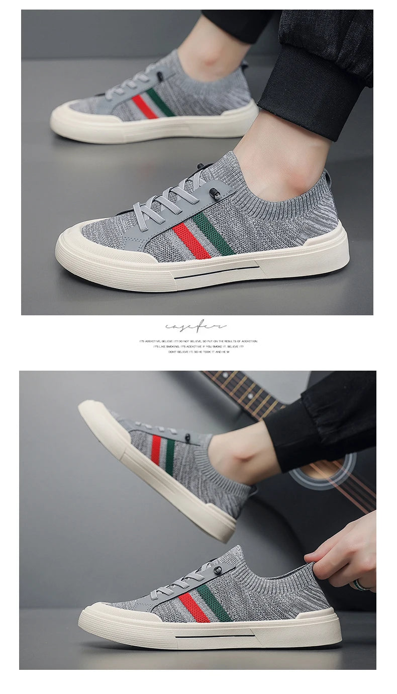 Men's Breathable Mesh Outdoor Walking Shoes – Lightweight, Soft Sole, Versatile Summer Sneakers