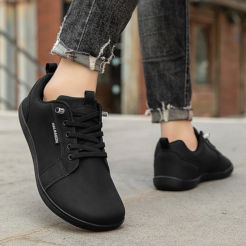 Unisex Wide Toe Barefoot Breathable Mesh Sneakers – Zero Drop Sole, Soft Flat Casual Shoes