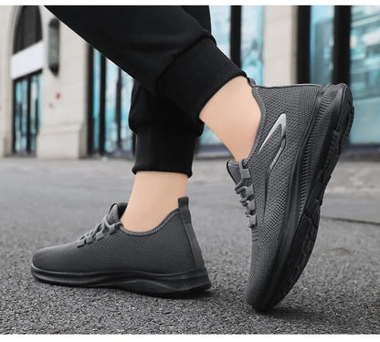 Sports Men's Shoes Breathable Casual Summer New Soft Soled Breathable Mesh Sneaker Non-slip Men's Summer Cheap Shoes Clearance
