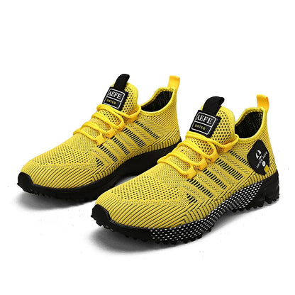 Men's Summer Tennis Lightweight Running Sneakers – Breathable Mesh, Anti-Odor, Massage Insole