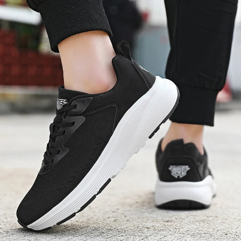Wide Barefoot Running Sneakers for Men & Women – Breathable Mesh, Tennis & Marathon Jogging Shoes