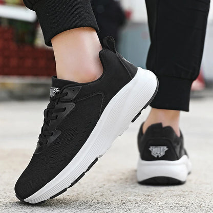 Wide Barefoot Running Sneakers for Men & Women – Breathable Mesh, Tennis & Marathon Jogging Shoes