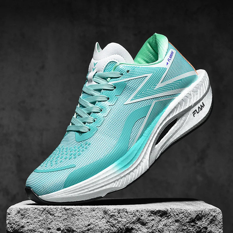 Carbon Board Marathon Running Sneakers – Breathable, Lightweight, Non-Slip Sports Shoes
