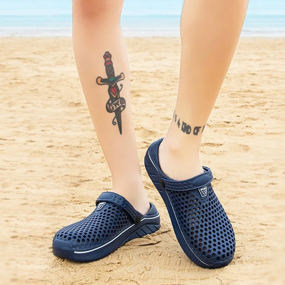 Men's EVA Clog Slippers – Lightweight Beach Garden Shoes, Slip-On Outdoor Sandals