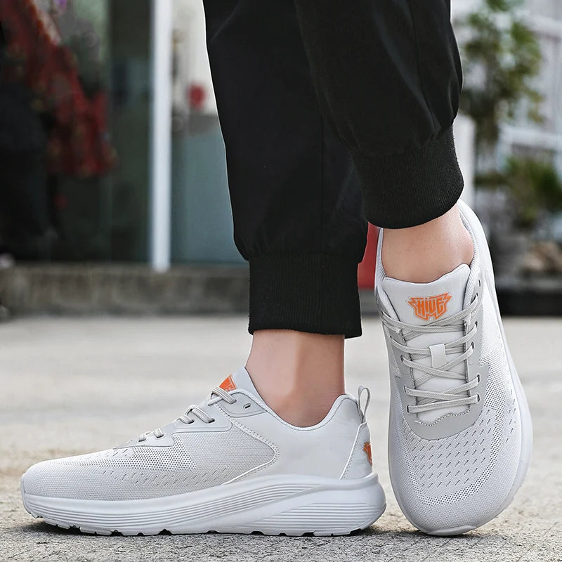 Wide Barefoot Running Sneakers for Men & Women – Breathable Mesh, Tennis & Marathon Jogging Shoes