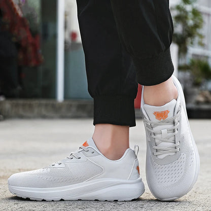 Wide Barefoot Running Sneakers for Men & Women – Breathable Mesh, Tennis & Marathon Jogging Shoes