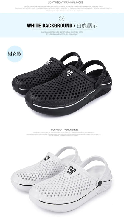 Men's EVA Clog Slippers – Lightweight Beach Garden Shoes, Slip-On Outdoor Sandals
