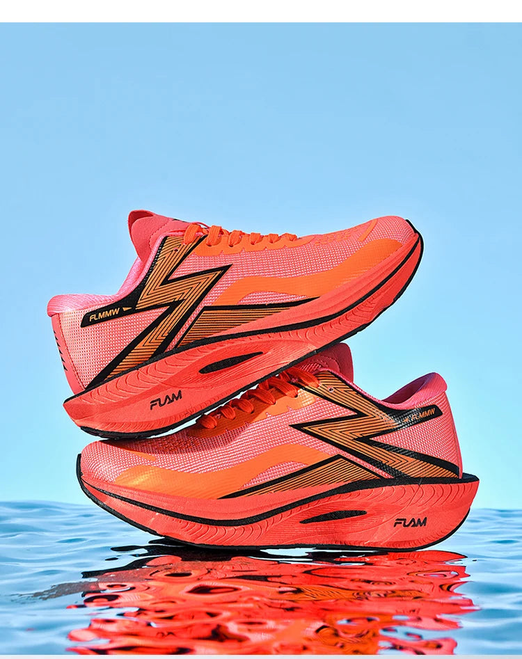 Carbon Board Marathon Running Sneakers – Breathable, Lightweight, Non-Slip Sports Shoes