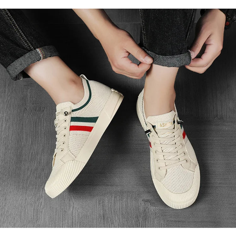 Men Casual new canvas Sneakers Men Fashion Light Mesh Breath sports shoes Outdoor Walking Loafers Male Flats Zapatos Hombres
