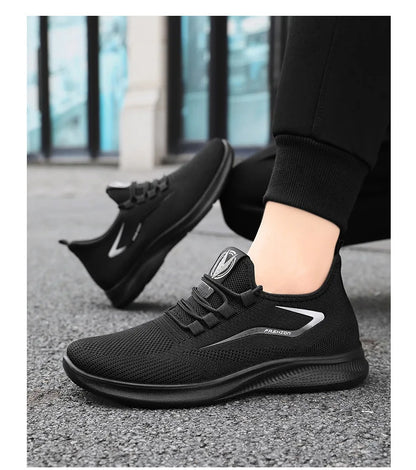 Sports Men's Shoes Breathable Casual Summer New Soft Soled Breathable Mesh Sneaker Non-slip Men's Summer Cheap Shoes Clearance