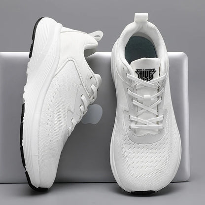 Wide Barefoot Running Sneakers for Men & Women – Breathable Mesh, Tennis & Marathon Jogging Shoes