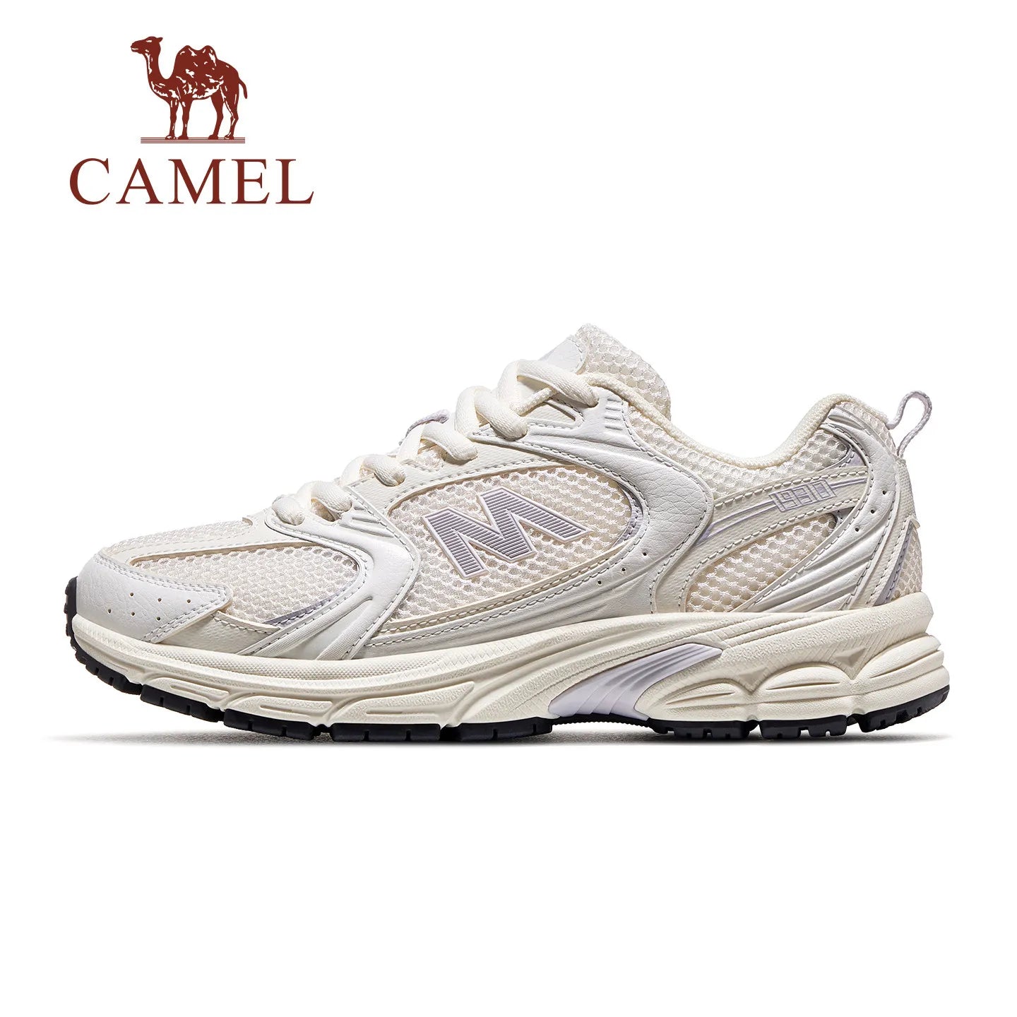 Golden Camel Men's All-Terrain Running Shoes – Cushioned, Breathable, Jogging & Trekking Sneakers