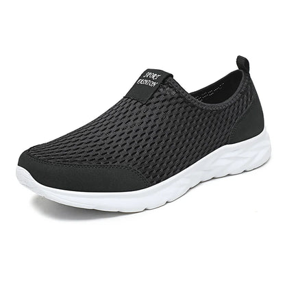 Men's Lightweight Breathable Mesh Sneakers – Casual, Anti-Odor, Summer Running Shoes