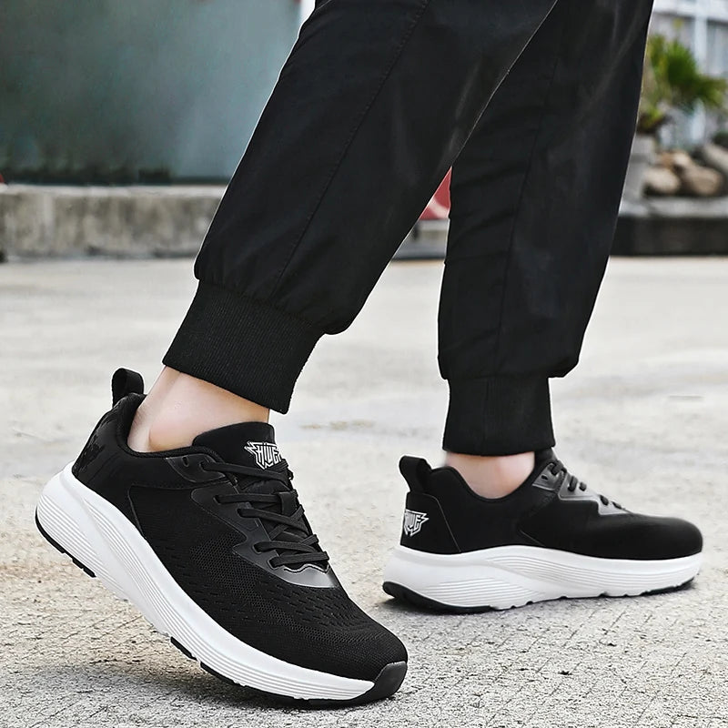 Wide Barefoot Running Sneakers for Men & Women – Breathable Mesh, Tennis & Marathon Jogging Shoes