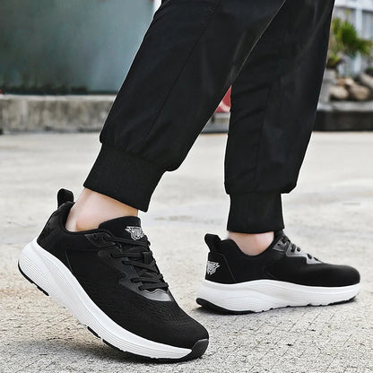 Wide Barefoot Running Sneakers for Men & Women – Breathable Mesh, Tennis & Marathon Jogging Shoes