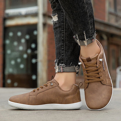 Unisex Wide Toe Barefoot Breathable Mesh Sneakers – Zero Drop Sole, Soft Flat Casual Shoes