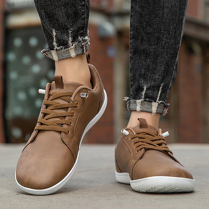 Unisex Wide Toe Barefoot Breathable Mesh Sneakers – Zero Drop Sole, Soft Flat Casual Shoes