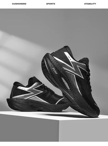 Carbon Board Marathon Running Sneakers – Breathable, Lightweight, Non-Slip Sports Shoes