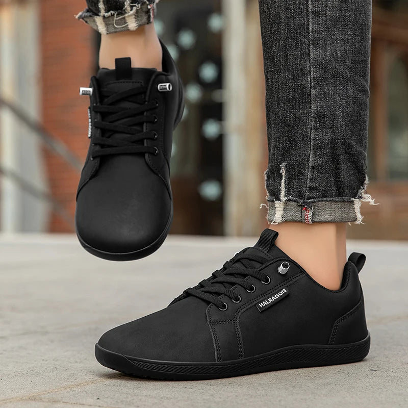 Unisex Wide Toe Barefoot Breathable Mesh Sneakers – Zero Drop Sole, Soft Flat Casual Shoes