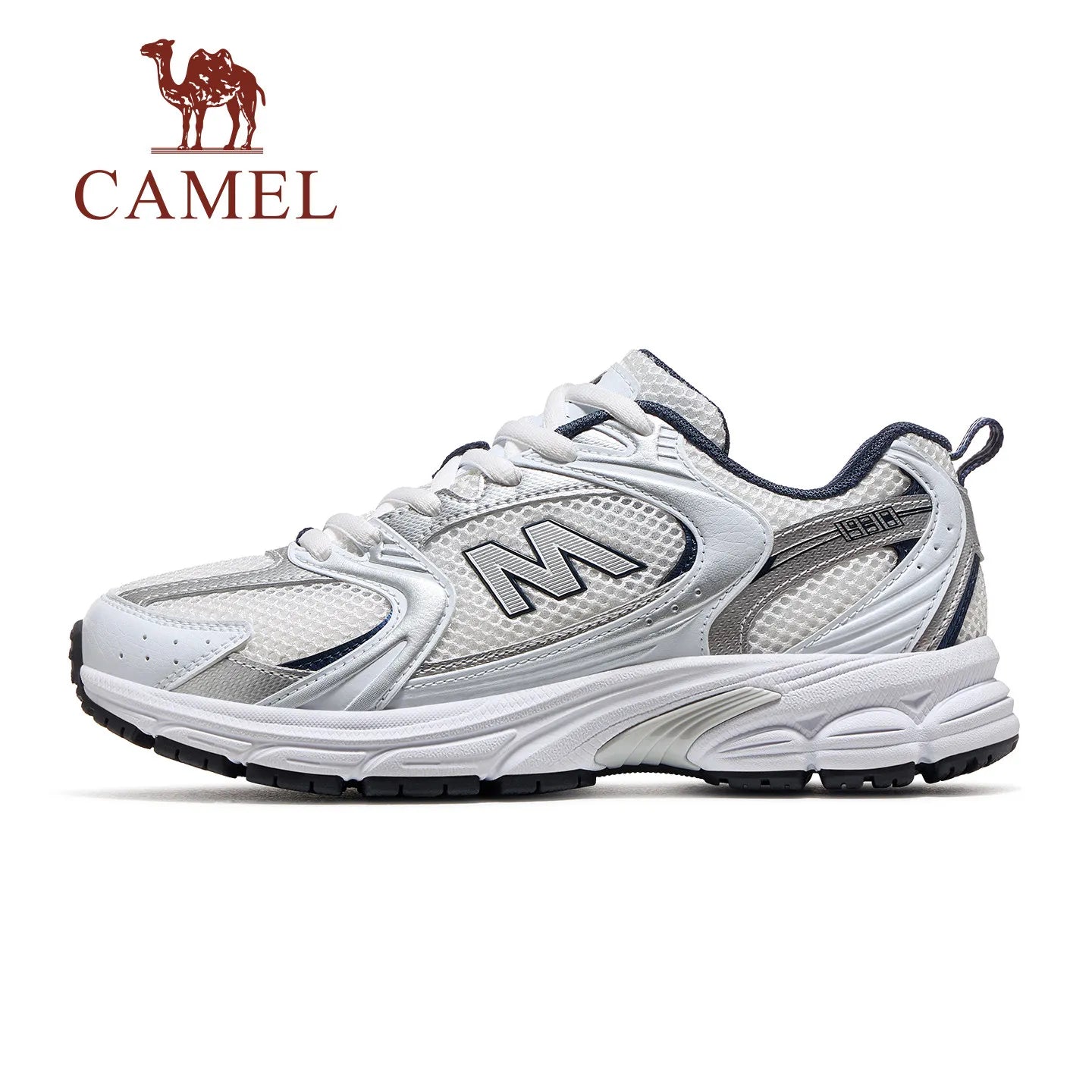 Golden Camel Men's All-Terrain Running Shoes – Cushioned, Breathable, Jogging & Trekking Sneakers