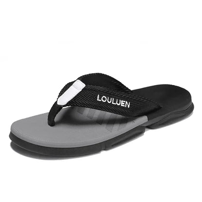 Men's Ankle Wrap Slip-Resistant Beach Slide Sandals – Hollow Out, Lightweight Summer Slippers