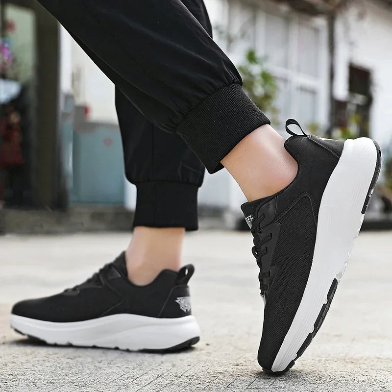Wide Barefoot Running Sneakers for Men & Women – Breathable Mesh, Tennis & Marathon Jogging Shoes