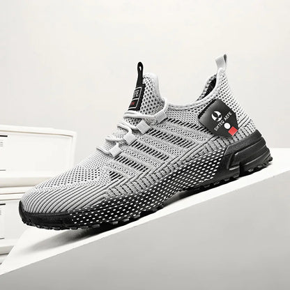 Men's Summer Tennis Lightweight Running Sneakers – Breathable Mesh, Anti-Odor, Massage Insole