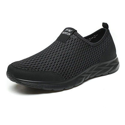 Men's Lightweight Breathable Mesh Sneakers – Casual, Anti-Odor, Summer Running Shoes